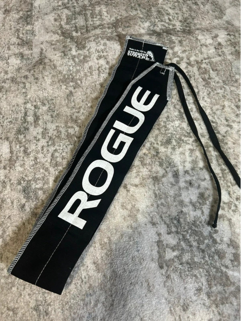Rogue Fitness Wrist Wrap Black Weightlifting Gym Made in USA